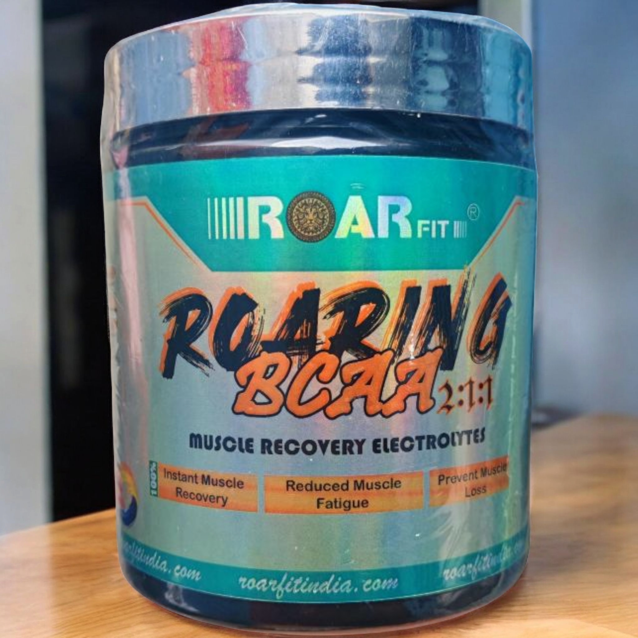 Roarfit BCAA 2:1:1 Powder – 250g BCAA + 600mg Electrolytes | Muscle Recovery & Fatigue Reduction